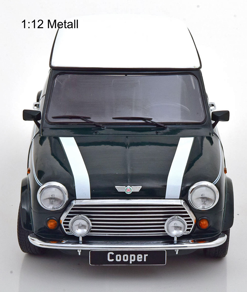 Mini Cooper 1992 LHD grün / weiss 1:12