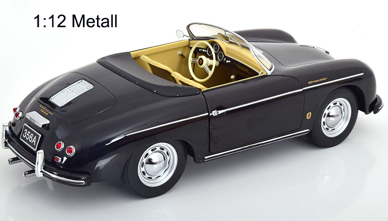 Porsche 356 A SPEEDSTER Cabrio 1955 schwarz 1:12