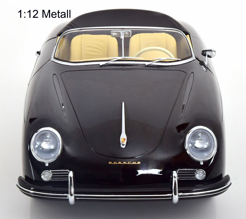 Porsche 356 A SPEEDSTER Cabrio 1955 schwarz 1:12