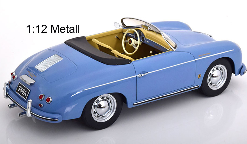 Porsche 356 A SPEEDSTER Cabrio 1955 blau 1:12