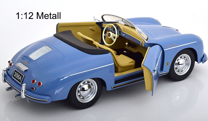 Porsche 356 A SPEEDSTER Cabrio 1955 blau 1:12
