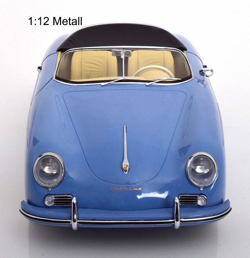 Porsche 356 A SPEEDSTER Cabrio 1955 blau 1:12