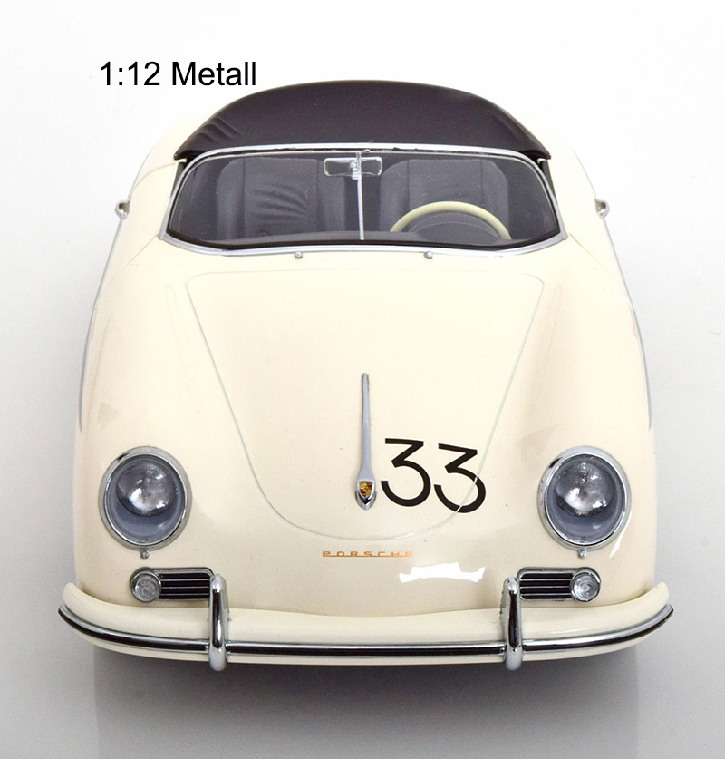 Porsche 356 A SPEEDSTER Cabrio 1955 James DEAN weiss No 33 1:12 OHNE Figur