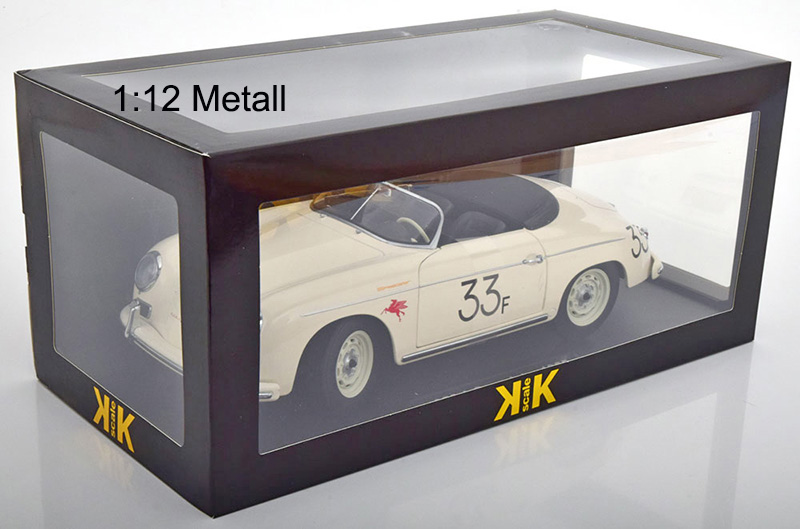 Porsche 356 A SPEEDSTER Cabrio 1955 James DEAN weiss No 33 1:12 OHNE Figur