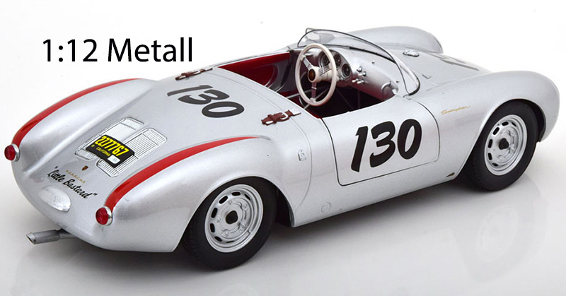Porsche 550 A Spyder 1956 James DEAN Little Bastard No.130 1:12 OHNE Figur