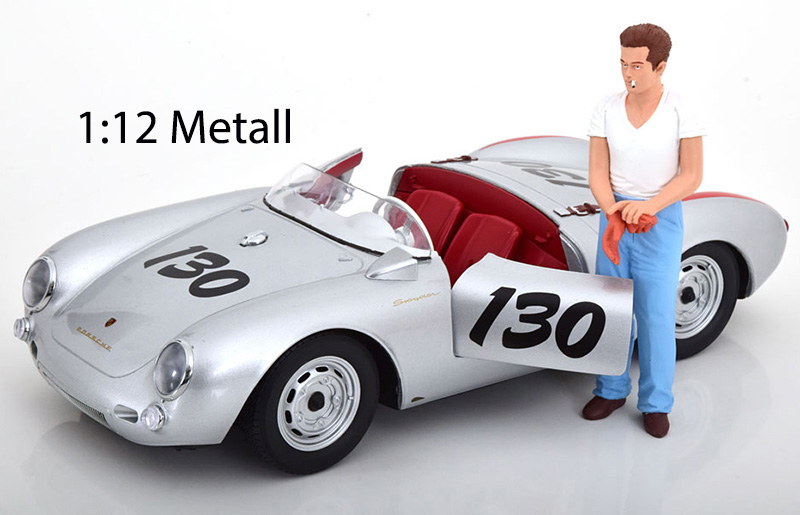 Porsche 550 A Spyder 1956 James DEAN Little Bastard No.130 1:12 OHNE Figur