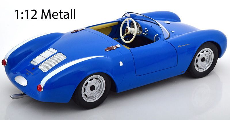 Porsche 550 A Spyder 1956 blau 1:12