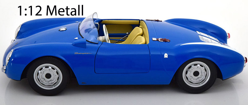 Porsche 550 A Spyder 1956 blau 1:12