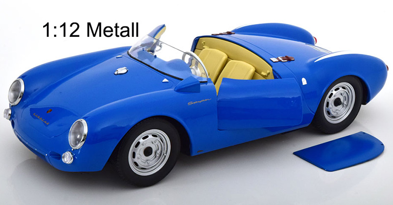 Porsche 550 A Spyder 1956 blau 1:12