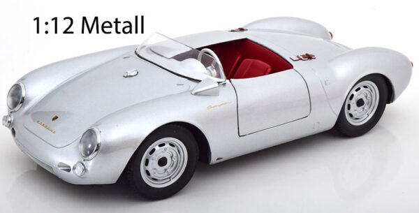 Porsche 550 A Spyder 1956 silber 1:12