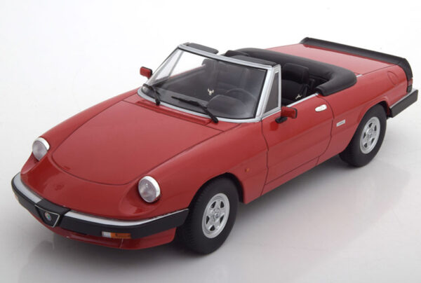 Alfa Romeo Spider Cabrio 1986 Generadion 3 Serie 2 rot 1:18
