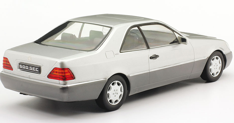 Mercedes Benz C140 Coupe 600 SEC 1992 silber metallik 1:18