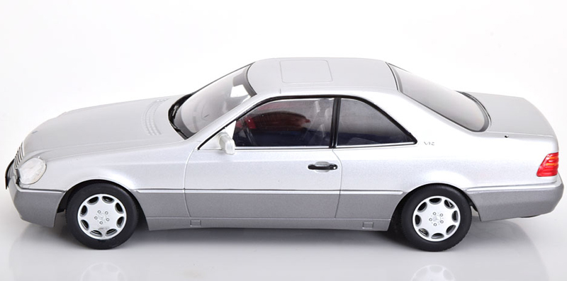 Mercedes Benz C140 Coupe 600 SEC 1992 silber metallik 1:18