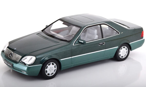 Mercedes Benz C140 Coupe 600 SEC 1992 grün metallik 1:18