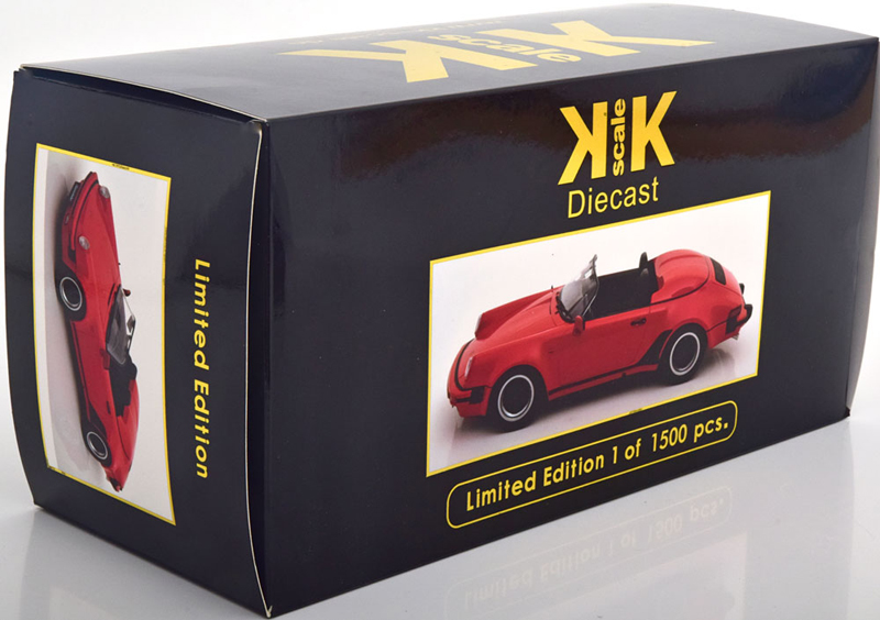 Porsche 911 G Modell Speedster 1989 rot 1:18