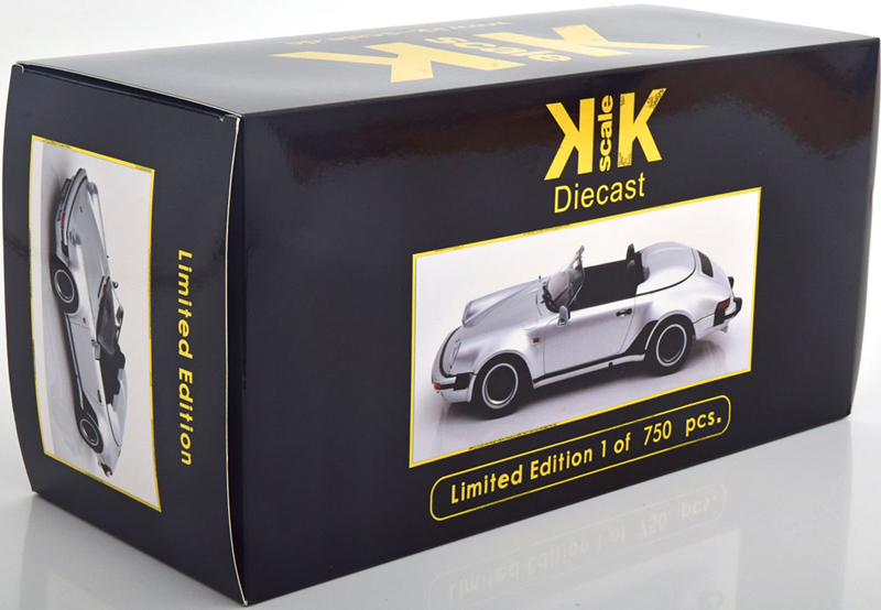 Porsche 911 G Modell Speedster 1989 silber 1:18