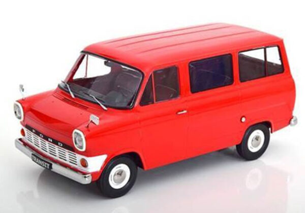 Ford Transit MK1 Bus 1965 hell rot 1:18