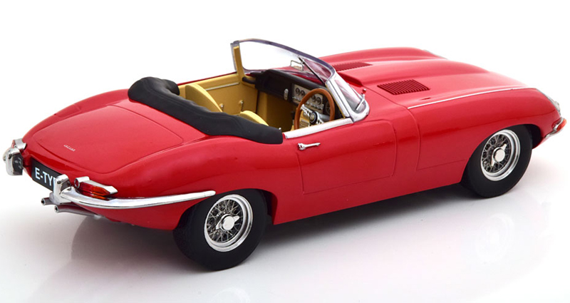 Jaguar E Type Cabrio Series 1 RHD 1961 rot 1:18