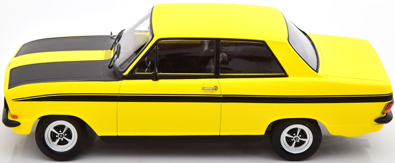 Opel Kadett B Limousine SPORT 2 türig 1973 gelb / schwarz 1:18