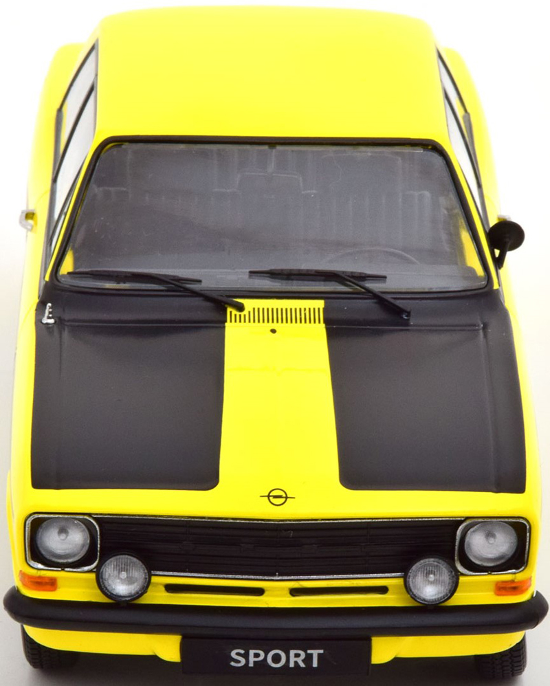 Opel Kadett B Limousine SPORT 2 türig 1973 gelb / schwarz 1:18
