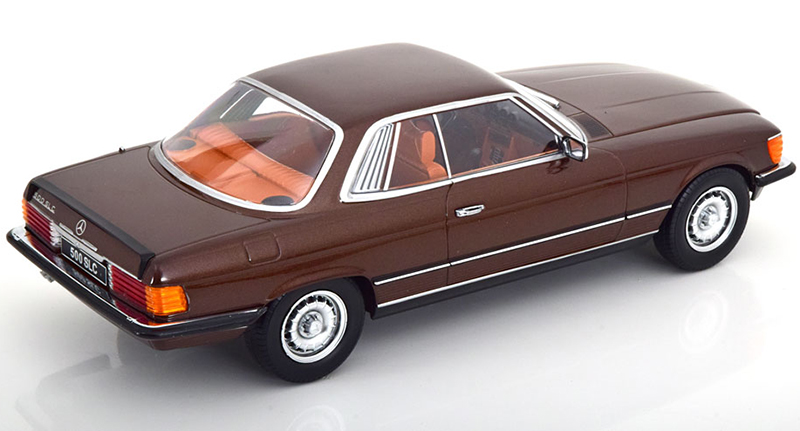 Mercedes Benz C107 Coupe 500 SLC 1981 braun metallik 1:18