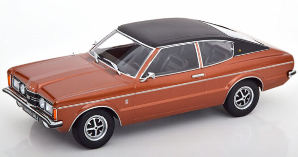 Ford Taunus GXL Coupe 1971 braun metallik / schwarz 1:18 Knudsen Taunus