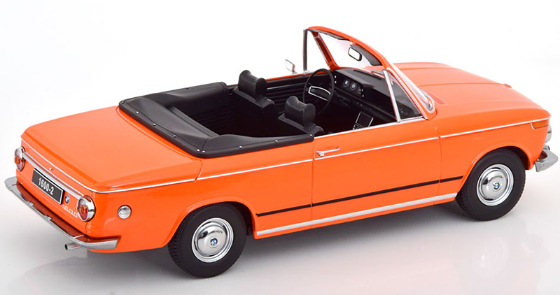 BMW E10 Cabrio 1600 - 2002 1968 orange 1:18