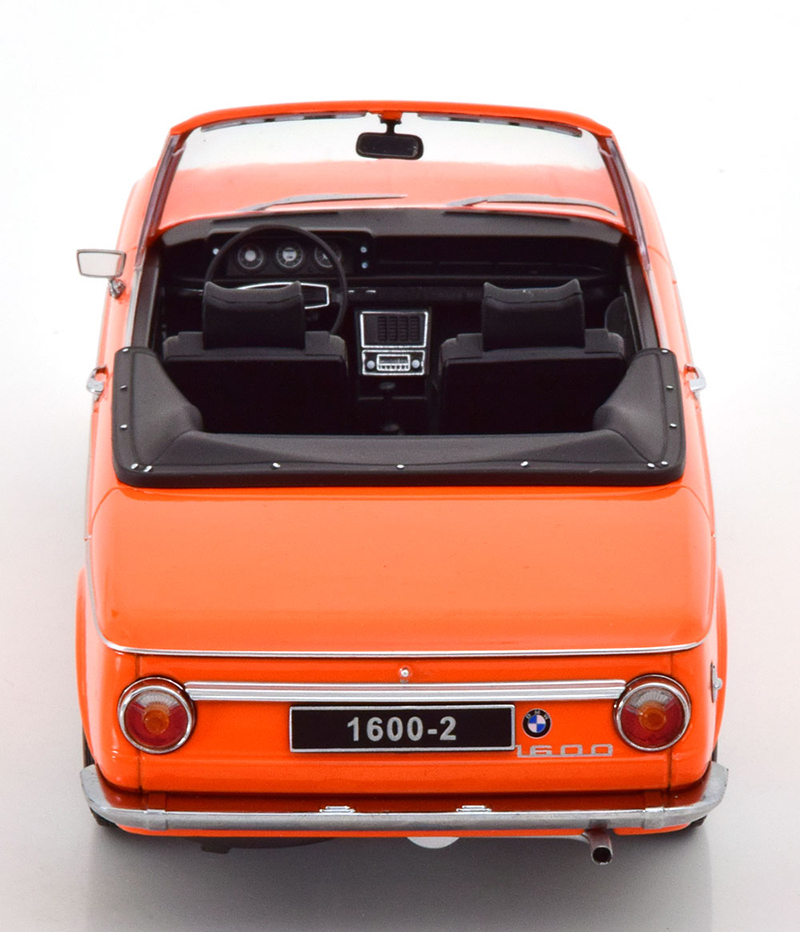 BMW E10 Cabrio 1600 - 2002 1968 orange 1:18