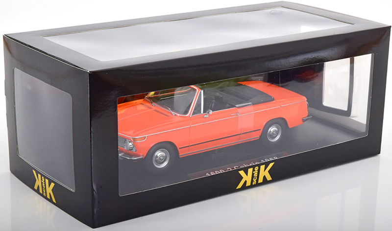 BMW E10 Cabrio 1600 - 2002 1968 orange 1:18