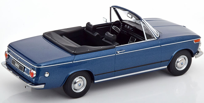 BMW E10 Cabrio 1600 - 2002 1968 blau metallik 1:18