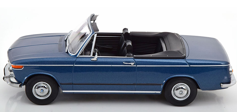 BMW E10 Cabrio 1600 - 2002 1968 blau metallik 1:18