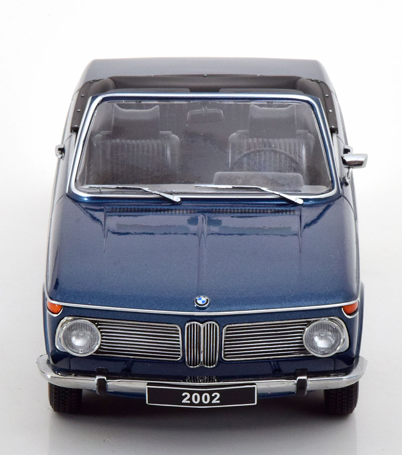 BMW E10 Cabrio 1600 - 2002 1968 blau metallik 1:18