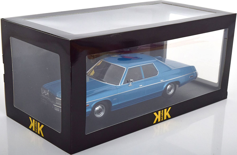 Dodge Monaco 1974 blau metallik 1:18