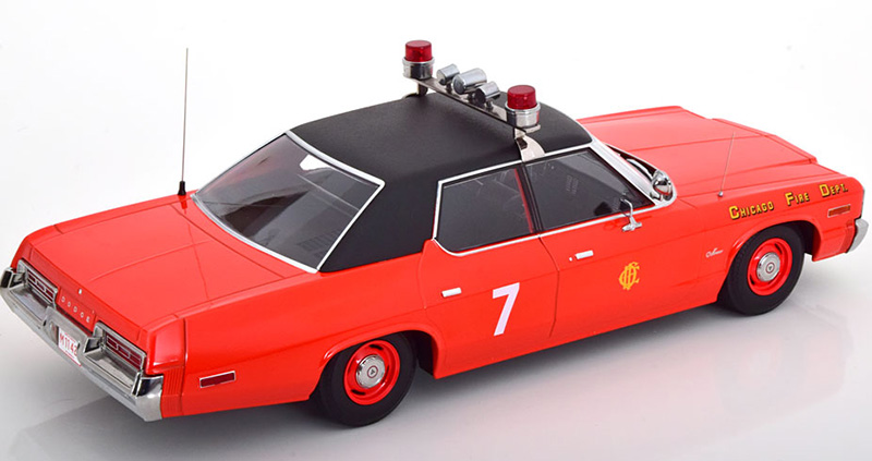 Dodge Monaco 1974 FEUERWEHR rot 1:18