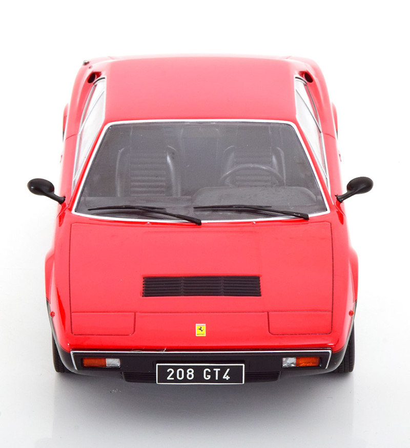 Ferrari 208 GT4 Coupe 1975 rot / matt schwarz 1:18