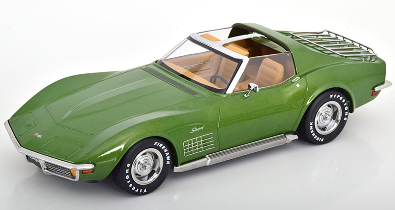 Chevrolet Corvette C3 Targa Stingray 1972 grün metallik 1:18