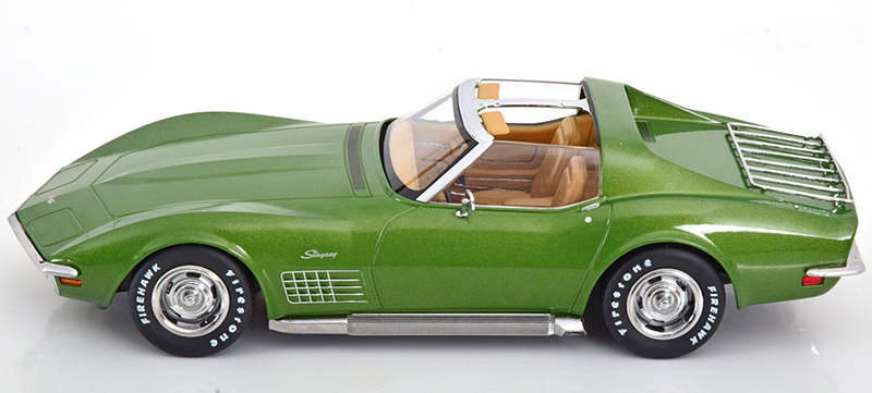 Chevrolet Corvette C3 Targa Stingray 1972 grün metallik 1:18
