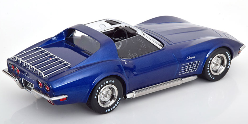 Chevrolet Corvette C3 Targa Stingray 1972 blau metallik 1:18