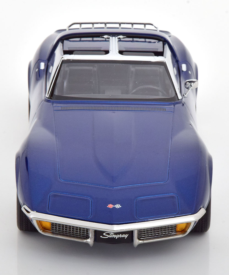 Chevrolet Corvette C3 Targa Stingray 1972 blau metallik 1:18