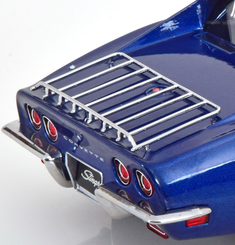 Chevrolet Corvette C3 Targa Stingray 1972 blau metallik 1:18
