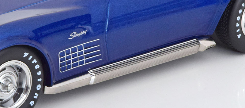 Chevrolet Corvette C3 Targa Stingray 1972 blau metallik 1:18