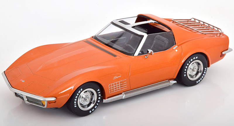 Chevrolet Corvette C3 Targa Stingray 1972 orange metallik 1:18