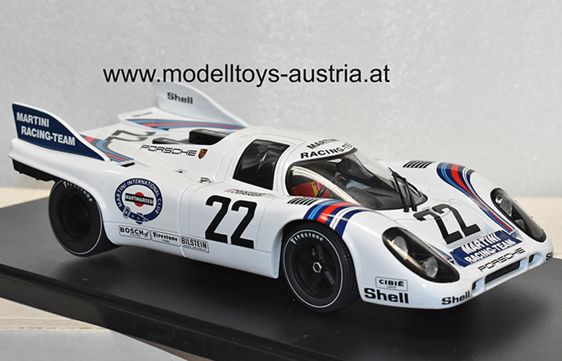 Porsche 917 Kurzheck 1971 Le Mans Sieger Dr. Helmut MARKO / Gijs van LENNEP 1:18 KK-Scale