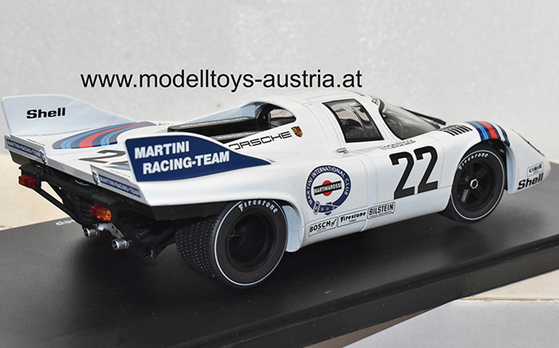 Porsche 917 Kurzheck 1971 Le Mans Sieger Dr. Helmut MARKO / Gijs van LENNEP 1:18 KK-Scale