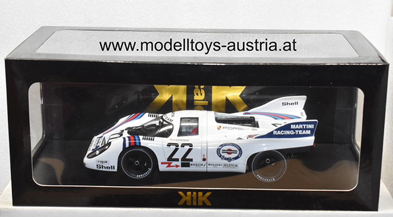 Porsche 917 Kurzheck 1971 Le Mans Sieger Dr. Helmut MARKO / Gijs van LENNEP 1:18 KK-Scale
