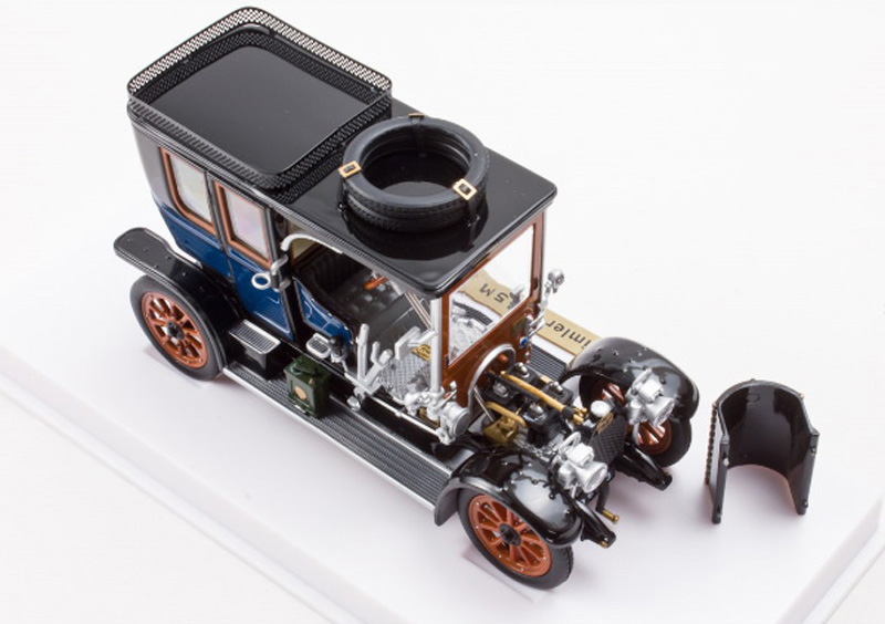 Austro Daimler ADR 22/35 Maja 1908 blau / schwarz 1:43 Ferdinand Porsche Konstruktion