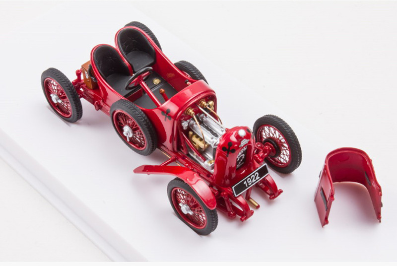 Austro Daimler ADR Rennwagen SASCHA 1922 rot 1:43 Ferdinand Porsche Konstruktion