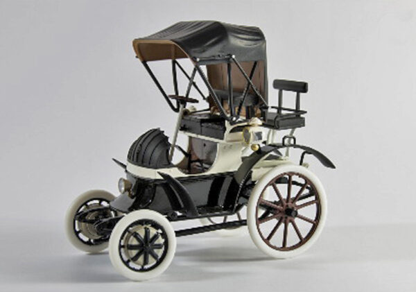 Lohner Porsche Nr.27 Cabrio geschlossen 1900 Semper Vivus Elektroauto schwarz 1:18 Ferdinand Porsche Konstruktion