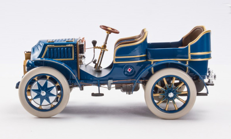 Lohner Porsche Mixte 1901 Elektroauto blau 1:18 Ferdinand Porsche Konstruktion