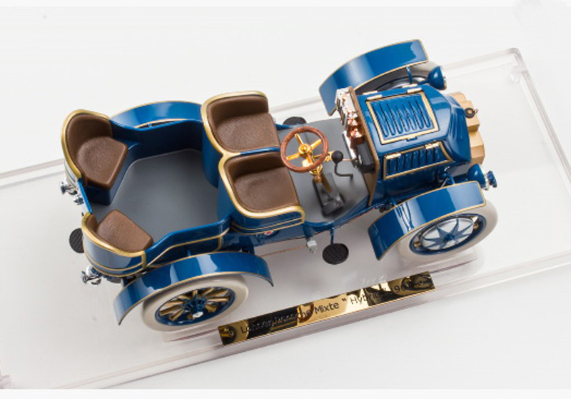 Lohner Porsche Mixte 1901 Elektroauto blau 1:18 Ferdinand Porsche Konstruktion